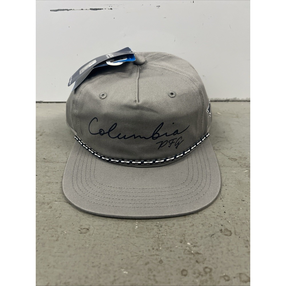 Dallas Cowboys Hat Cap Snapback Grey Columbia PFG Rope Back Tack NFL Fishing